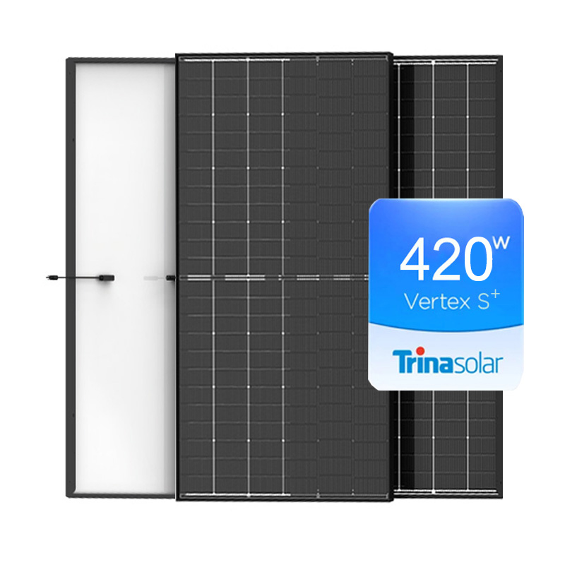 Trina Tier 1-zonnepaneel PERC-technologie Volledig zwart en zwart frame 410Wp 415Wp 425Wp fotovoltaïsche module