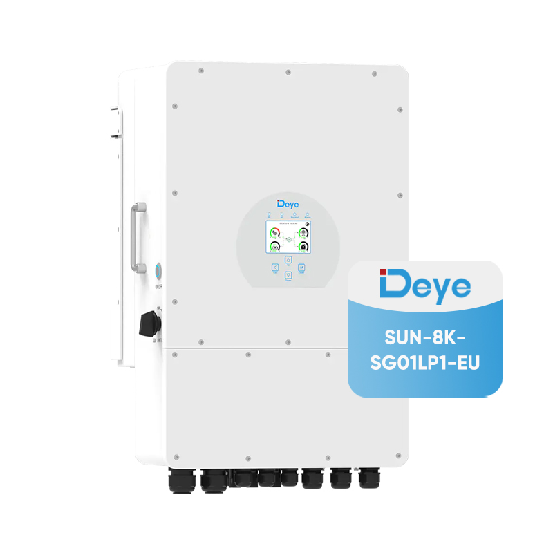 Deye hybride eenfasige zonne-omvormer 7,6 kW 8 kW SUN-8K-SG01LP1-EU