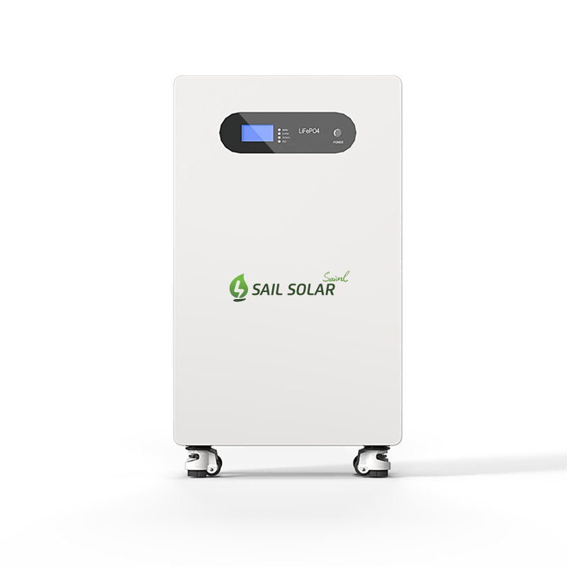 Verticale lithium-ionbatterijen 16 kWh zonne-energieopslag